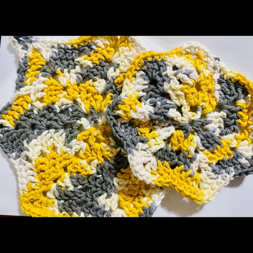 3 pack handmade crochet trivets